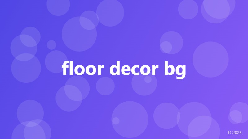floor decor bg