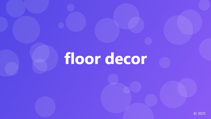 floor decor